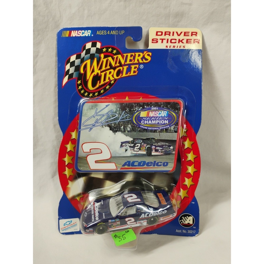 Winners Circle Driver Sticker Series 1:64 Kevin Harvick #2 Chevy AC Delco 2001